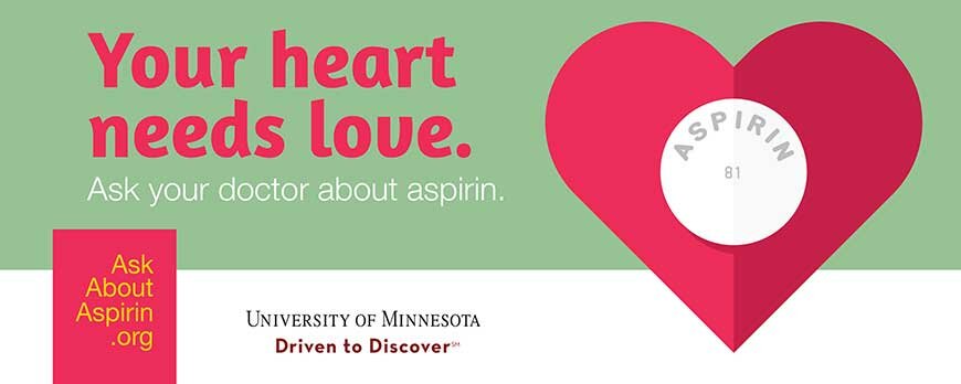 Your Heart Needs Love, Ask Your Doctor about Aspirin askaboutaspirin.com
